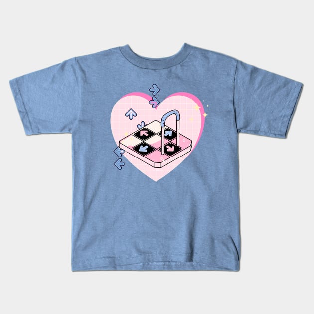 DDR Love Kids T-Shirt by Ellidegg